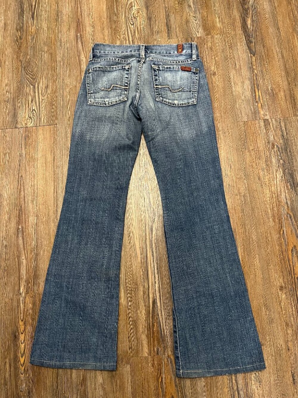 7 For All Mankind Bootcut Jeans - Women's Size 24x29 -100% Cotton - Picture 6 of 6